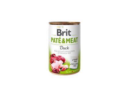 70746 brit dog konz pate meat duck 400g