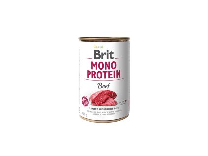 70758 brit dog konz mono protein beef 400g