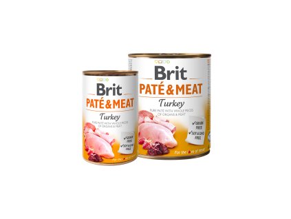 74811 brit dog konz pate meat turkey 800g