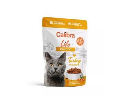 calibra cat life kapsicka adult turkey in gravy