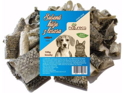 75498 natureca pochoutka losos kuze susena kousky 100g