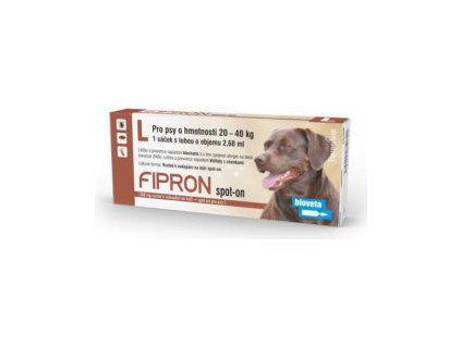 762 fipron 268mg spot on dog l sol 1x2 68ml
