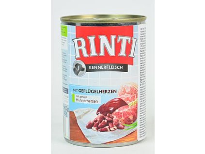 7626 rinti dog kennerfleisch konzerva drubezi srdicka 400g