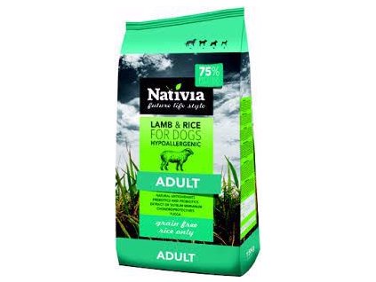 Nativia Adult Lamb&Rice 24/12 (Nativia Adult lamb&rice 24/12 15kg -)