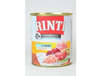 7692 rinti dog kennerfleisch konzerva junior kure 800g