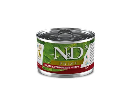 77736 n d dog prime puppy chicken pomegranate mini 140g 140g zdarma