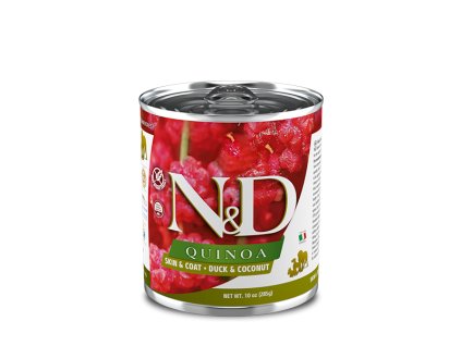 77754 n d dog quinoa adult duck coconut 285g 285g zdarma