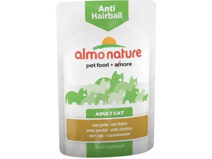 78528 almo nature daily menu functional cat kaps anti hairball kure 70g