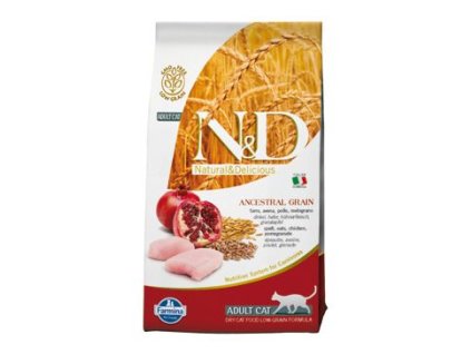 N&D LG CAT Adult Chicken & Pomegranate (N&D LG CAT Adult Chicken & Pomegranate 1,5kg -)
