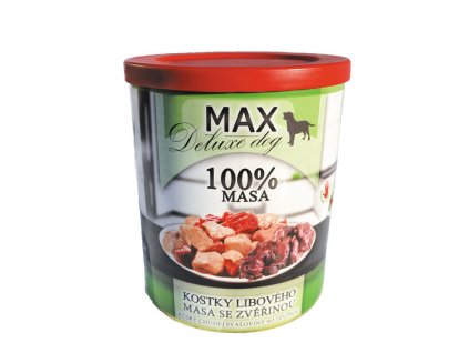 78864 max deluxe kostky libove svaloviny se zverinou 800g