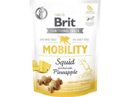 78900 brit care dog functional snack mobility squid 150g