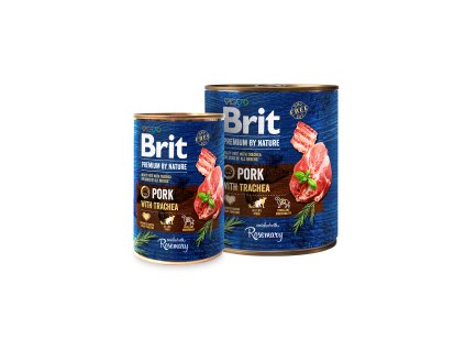 78933 brit premium dog by nature konz pork trachea 400g