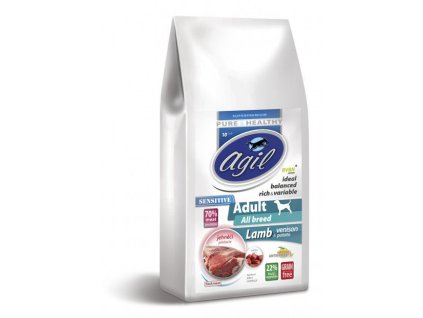 79281 agil adult sensitive grain free lamb venision 10kg