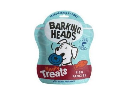 79389 barking heads meaty treats fish fancies 100g