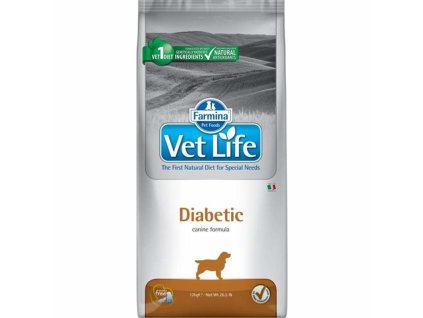 Vet Life Natural Canine Dry Diabetic (Vet Life Natural DOG Diabetic 12kg -)