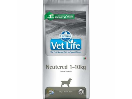 Vet Life Natural Canine Dry Neutered 1-10Kg (Vet Life Natural DOG Neutered 1-10kg 10kg -)