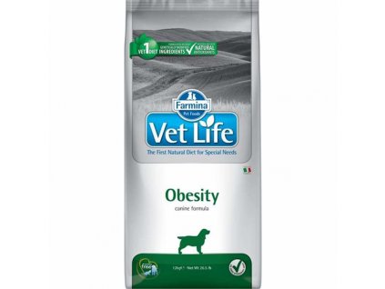 Vet Life Natural Canine Dry Obesity (Vet Life Natural DOG Obesity 12kg -)