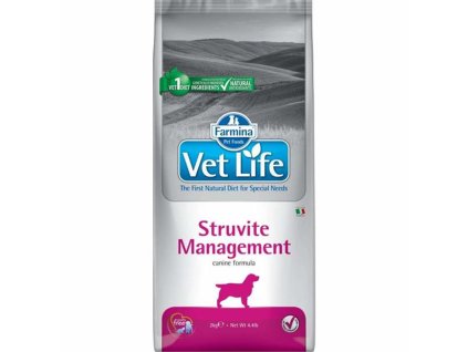 Vet Life Natural Canine Dry Struvite Management (Vet Life Natural DOG Struvite Management 2kg -)