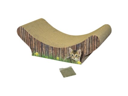 80157 nobby hracka pro kocky kartonove skrabadlo lenoska 47x21x17cm