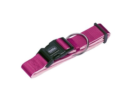 80253 nobby classic preno extra siroky obojek neopren malina xl 55 70cm