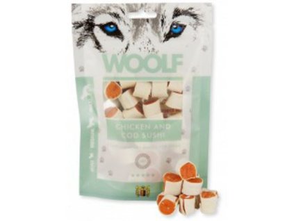 81 woolf pochoutka chicken and cod sushi 100g