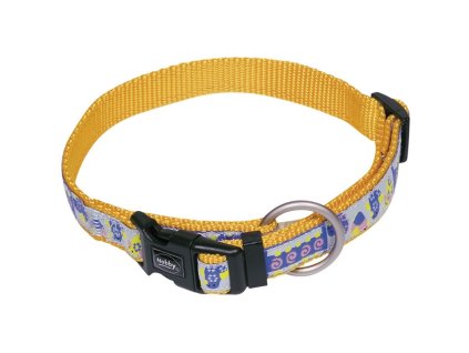 82740 nobby style obojek nylon cerveny m l 35 55cm