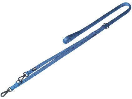 Nobby CLASSIC COMFORT vodítko nylon světle modrá S-M 3m 20mm