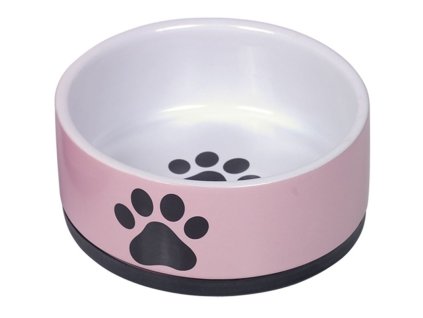 85236 nobby keramicka miska paw s protiskluzem ruzova 14 x 6 5 cm 0 4 l