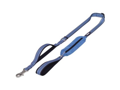85359 nobby kalea voditko nylon reflexni modra m l 140 180cm 20 25mm