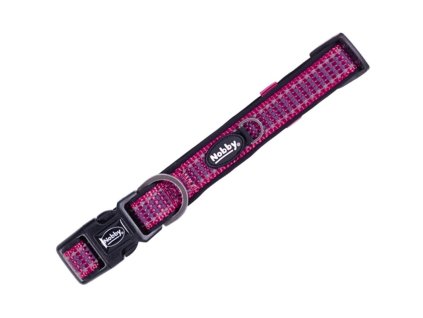 85401 nobby kalea obojek nylon reflexni malina s m 30 50cm