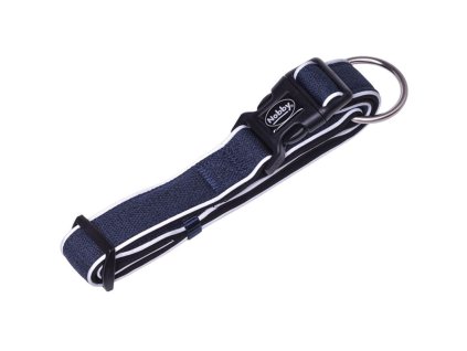 85962 nobby cayo obojek nylon reflexni modra xs 20 30cm