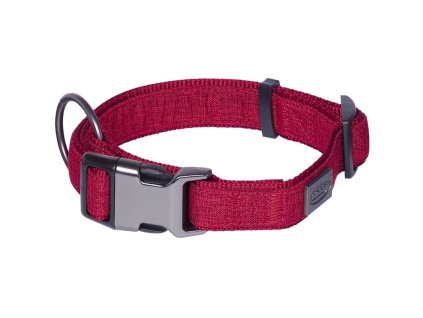 86178 nobby linen deluxe obojek nylon cerveny l xl 45 65 cm