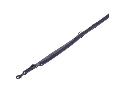 86229 nobby linen deluxe voditko nylon cerna xs s 200cm 16mm