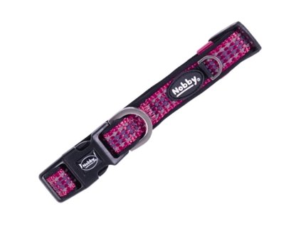 86439 nobby kalea obojek nylon reflexni malina xs s 25 35cm