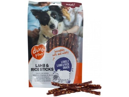 87417 duvo dog meat lamb rice sticks 80 g