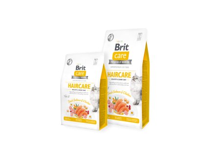 Brit Care Cat GF Haircare Healthy&Shiny Coat (Brit Care Cat GF Haircare Healthy&Shiny Coat 0,4kg -)