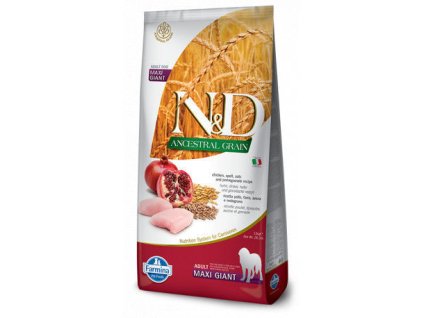 90438 n d lg dog adult giant chicken pomegranate 12kg