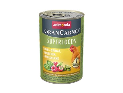 91215 grancarno superfoods kure spenat maliny dynova sem