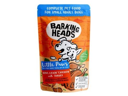 95868 barking heads litt paws lickin chick tur kapsicka150g