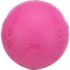 Míč s packami a zvukem (Velikost ø 6 cm, barva růžová)
