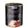 PIPER s králíkem, konzerva pro psy 800g