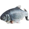 Ryba jako živá, mrskající se, s catnipem, látka, 30cm