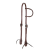 billy royal oiled hermann oak leather rolled one ear headstall 1