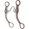 classic equine rasp straight shank bit with ported chain 5 0