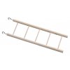 41439 nobby dreveny zavesny zebrik pro velke papousky 5 pricek 45cm