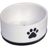 81069 nobby paw keramicka miska s protiskluzem bila 17 x 8 cm