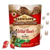 83649 carnilove dog pouch pate wild boar rosehips 300g