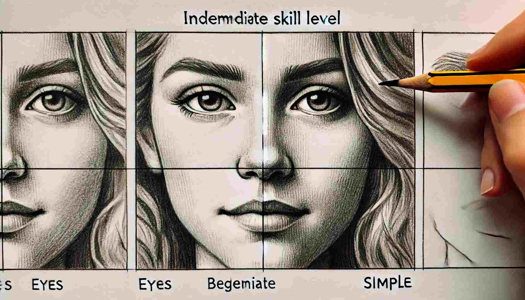 Portréty Tužkou: Tajemství dokonalých proporcí v portrétech kreslených Tužkou