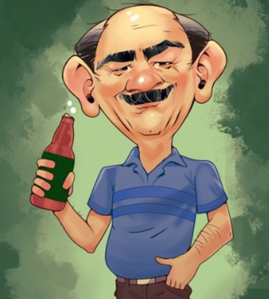 Dárek pro Muže – Styl Karikatura Barevná