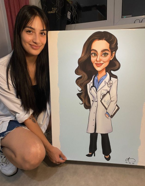 Dárek pro Maminku – Styl Karikatura Barevná